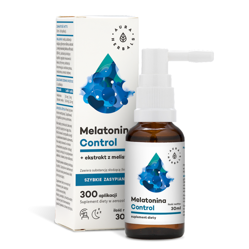 Aura Herbals Melatonina Control + Melisa 30 ml