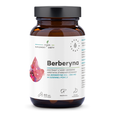 Aura Herbals Berberyna 490 mg 60 kapsułek